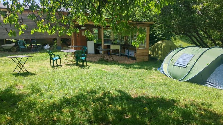 Summer Kitchen with Tent Area