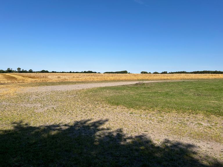 View from parking space