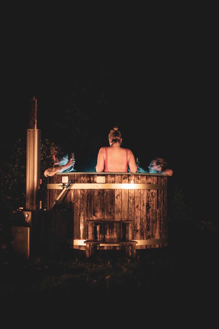 Hot Pot au bord du lac