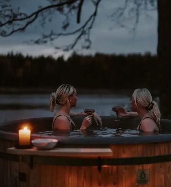 Hot Pot au bord du lac